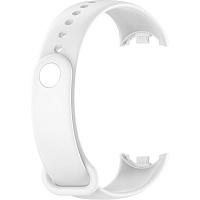 Ремешок для фитнес-браслета Xiaomi Smart Band 8 / 9 / 10 Soft Touch White Ремешок для фитнес-браслета Xiaomi Smart Band 8 / 9 / 10 Soft Touch White