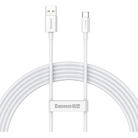 Кабель Baseus Superior Series SUPERVOOC USB-A to USB-C 65W 2m White (CAYS001002)