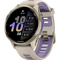 Смарт-годинник Garmin Forerunner 970 Soft Gold Titanium with French Gray Case and French Gray/Translucent Indigo Band (010-02969-12) - придбати в Дніпрі, Україні: ціна, характеристики | інтернет-магазин TOUCH