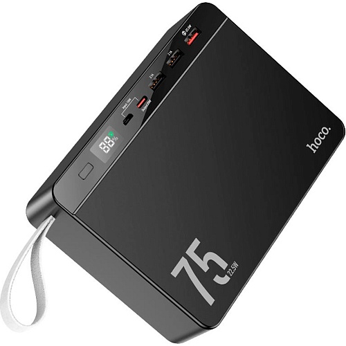 Внешний аккумулятор Hoco J94 Overlord 75000mAh 22.5W Black (779175)