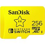 Карта памяти SanDisk microSDXC 256 GB A1 UHS-I Ultra for Nintendo Switch (SDSQXAO-256G-GNCZN)