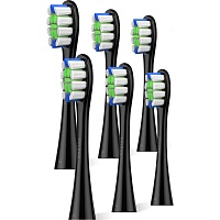Насадка для зубной щетки Oclean P1C5 B06 Plaque Control Toothbrush Head Black 6шт (6970810552232)