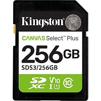 Карта пам'яті Kingston SDXC Canvas Select Plus 256GB Class 10 UHS-I V10 A1 (SDS3/256GB) - придбати в Дніпрі, Україні: ціна, характеристики | інтернет-магазин TOUCH Карта пам'яті Kingston SDXC Canvas Select Plus 256GB Class 10 UHS-I V10 A1 (SDS3/256GB) - придбати в Дніпрі, Україні: ціна, характеристики | інтернет-магазин TOUCH