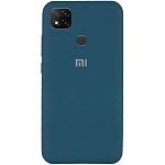 Чохол DK Silicone Cover Full Protective для Xiaomi Redmi 9C/10A Cosmos Blue