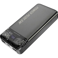 Внешний аккумулятор WUW Power Bank Y120 20000mAh 22.5W Black Уценка Внешний аккумулятор WUW Power Bank Y120 20000mAh 22.5W Black Уценка