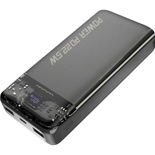 Внешний аккумулятор WUW Power Bank Y120 20000mAh 22.5W Black Уценка Внешний аккумулятор WUW Power Bank Y120 20000mAh 22.5W Black Уценка