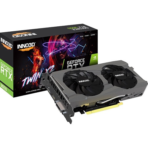 Видеокарта Inno3D GeForce RTX 3050 Twin X2 (N30502-08D6-1711VA41)