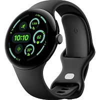 Смарт-годинник Google Pixel Watch 3 45mm Black Aluminum Case/Obsidian Active Band - придбати в Дніпрі, Україні: ціна, характеристики | інтернет-магазин TOUCH