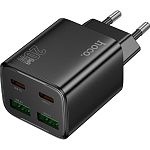 Мережевий зарядний пристрій Hoco N55 Fundador 20W Black 