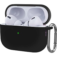 Чехол ArmorStandart Hang Silicone Case для Apple AirPods Pro 2 Black (ARM68601)