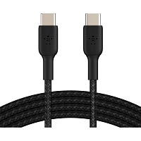 Кабель Belkin Boost Up Charge Braided USB-C to USB-C 1m Black (CAB004BT1MBK) - придбати в Дніпрі, Україні: ціна, характеристики | інтернет-магазин TOUCH