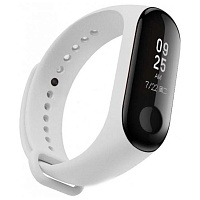 Силиконовый ремешок для Xiaomi Mi Band 3/4 (White)
