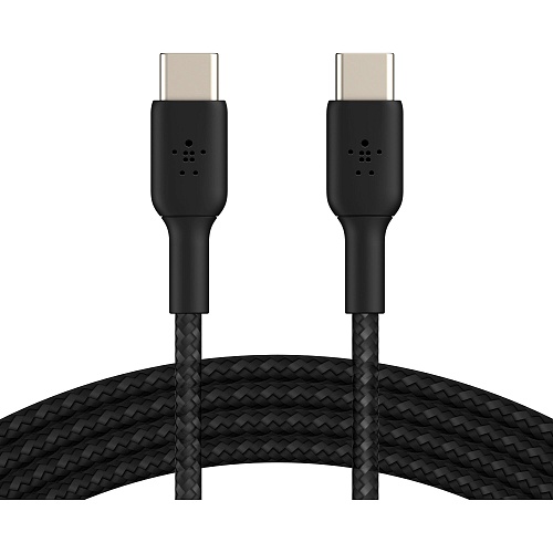 Кабель Belkin Boost Up Charge Braided USB-C to USB-C 1m Black (CAB004BT1MBK) - придбати в Дніпрі, Україні: ціна, характеристики | інтернет-магазин TOUCH