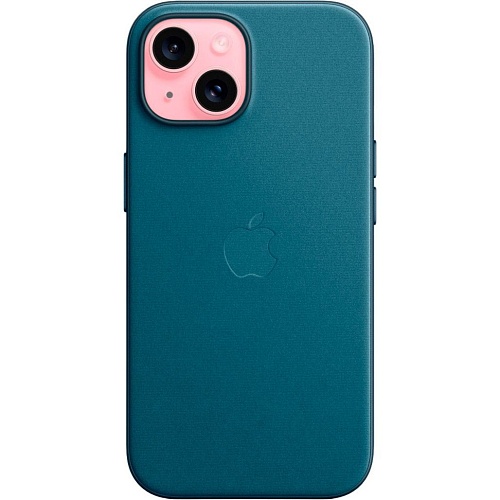 Чехол Apple FineWoven Case для iPhone 15 with MagSafe Pacific Blue (MT3G3ZM/A)