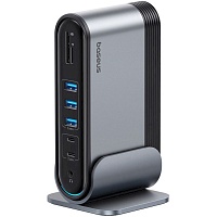 USB-хаб Baseus UnionJoy 17-Port Triple-Display Gray (B00532304811-00) 