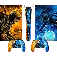 Наклейки для консолі DK Console Skin Sticker для PS5 Slim Digital (0118)