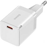 Сетевое зарядное устройство Baseus GaN3 Fast Charger Type-C 30W White (CCGN010102)