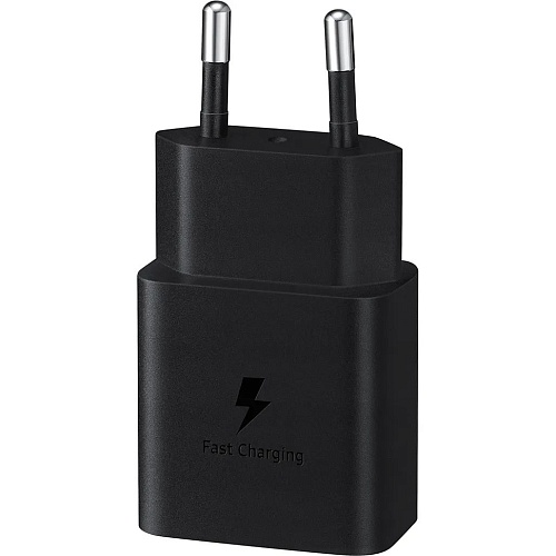 Сетевое зарядное устройство Samsung 15W PD Black (EP-T1510NBEGEU)