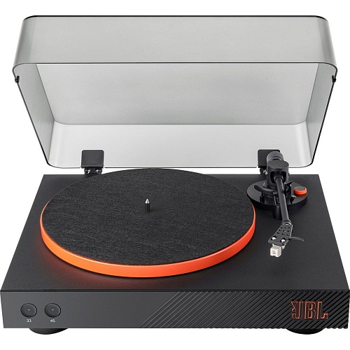 Проигрыватель виниловых дисков JBL Spinner BT Black/Orange (JBLSPINNERBTBLKEU)