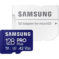 Карта пам'яті Samsung microSDXC PRO Plus 128GB Class 10 UHS-I U3 V30 A2 + SD Adapter (MB-MD128SA) - придбати в Дніпрі, Україні: ціна, характеристики | інтернет-магазин TOUCH Карта пам'яті Samsung microSDXC PRO Plus 128GB Class 10 UHS-I U3 V30 A2 + SD Adapter (MB-MD128SA) - придбати в Дніпрі, Україні: ціна, характеристики | інтернет-магазин TOUCH