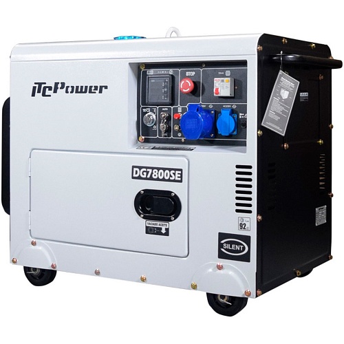Генератор дизельний ITC Power DG7800SE - придбати в Дніпрі, Україні: ціна, характеристики | інтернет-магазин TOUCH