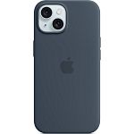 Чехол Apple Silicone Case with MagSafe для iPhone 15 Storm Blue (MT0N3ZM/A)