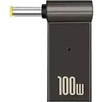 Переходник STLab USB-C Female to DC Male Jack 5.5x2.5mm PD 100W Black Переходник STLab USB-C Female to DC Male Jack 5.5x2.5mm PD 100W Black