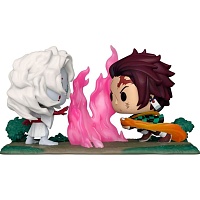 Фигурка Funko Pop! Demon Slayer: Тандзиро против Руи 9.6см (49009)