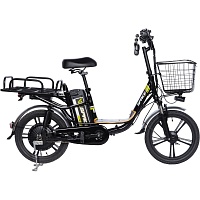 Электровелосипед Space eELDORADO 18" 2025 10Аh Black-yellow (ELB-SP-18-003)