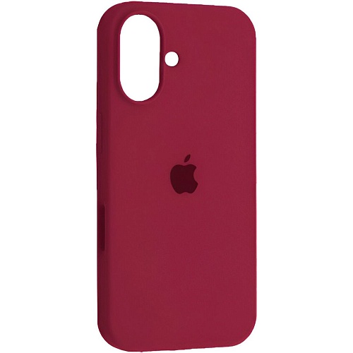 Чехол Silicone Case для Apple iPhone 16 Maroon AA
