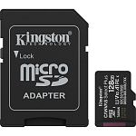 Карта пам'яті Kingston microSDXC Canvas Select Plus 128GB Class 10 UHS-1 А1 + SD адаптер (SDCS3/128GB)