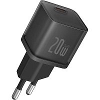 Мережевий зарядний пристрій Baseus GaN5S Fast Charger 20W Black (P10162503113-00) - придбати в Дніпрі, Україні: ціна, характеристики | інтернет-магазин TOUCH