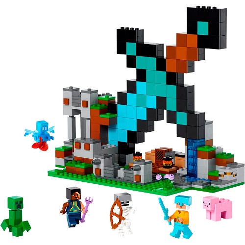 Конструктор LEGO Minecraft The Sword Outpost (21244) - придбати в Дніпрі, Україні: ціна, характеристики | інтернет-магазин TOUCH