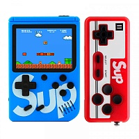 Ретро игровая приставка c джойстиком Dendy Sup Retro Game Box with Controller 400 игр (Blue)