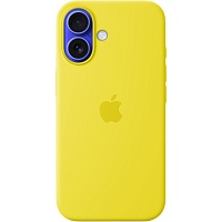 Чехол Apple Silicone Case with MagSafe для iPhone 16 Star Fruit (MYY73ZM/A)