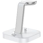 Беспроводное зарядное устройство Hoco Graceful Magsafe 3in1 Wireless Fast Charger 15W CW43 White