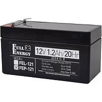Аккумулятор Full Energy FEP-121 AGM 12V (12V/1.2Ah/14.4Wh) Аккумулятор Full Energy FEP-121 AGM 12V (12V/1.2Ah/14.4Wh)
