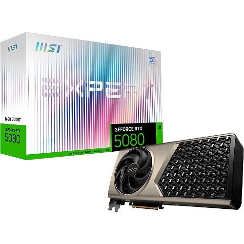Відеокарта MSI GeForce RTX 5080 16G EXPERT OC (912-V531-438) UA - придбати в Дніпрі, Україні: ціна, характеристики | інтернет-магазин TOUCH
