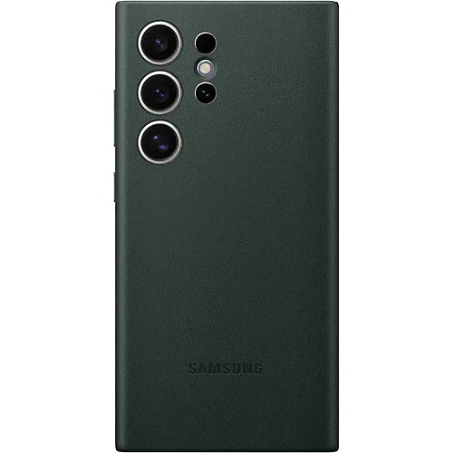Чехол Epik Leather Case для Samsung Galaxy S24 Ultra Pine Green AAA