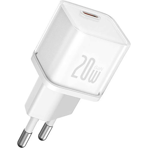 Сетевое зарядное устройство Baseus GaN5S Fast Charger 20W White (P10162503213-00)