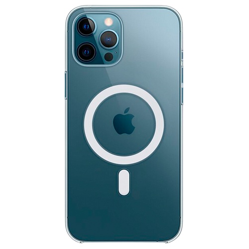 Чехол c MagSafe для Apple iPhone 12 Pro Max (Clear Case) ААА