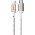 Кабель Proove Dense Metal USB-С to USB-С 60W 1m White (CCDM60002202)
