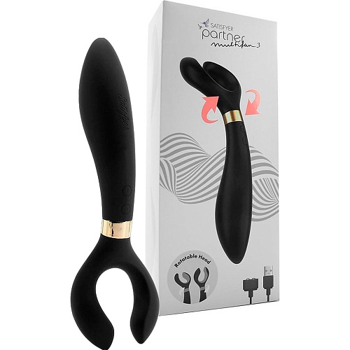 Вибратор для пар Satisfyer Partner Multifun 3 Black (SO3108)