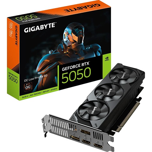 Видеокарта Gigabyte GeForce RTX 5050 OC Low Profile 8G (GV-N5050OC-8GL) UA