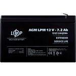 Аккумулятор LogicPower AGM 12V (12V/7.2Ah/86.4Wh) (3863)