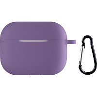 Чехол Silicone Case + Carbine для AirPods Pro 2 Violet Чехол Silicone Case + Carbine для AirPods Pro 2 Violet
