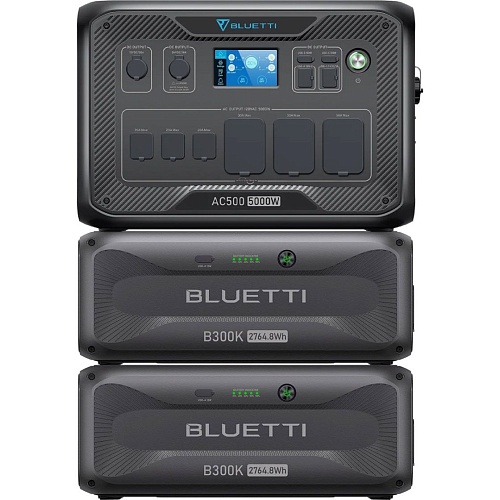 Зарядная станция BLUETTI AC500 + 2 х B300K Зарядная станция BLUETTI AC500 + 2 х B300K