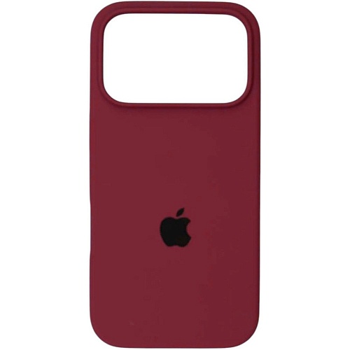 Чехол Silicone Case для Apple iPhone 17 Pro Max Maroon AA