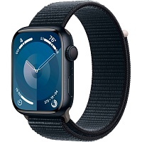 Смарт-часы Apple Watch Series 9 GPS 45mm Midnight Aluminum Case with Midnight Sport Loop (MR9C3)