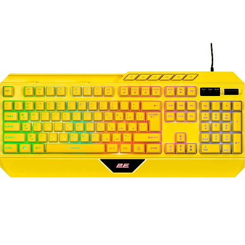 Клавиатура 2E Gaming KG315 RGB USB UA Yellow (2E-KG315UYW) 